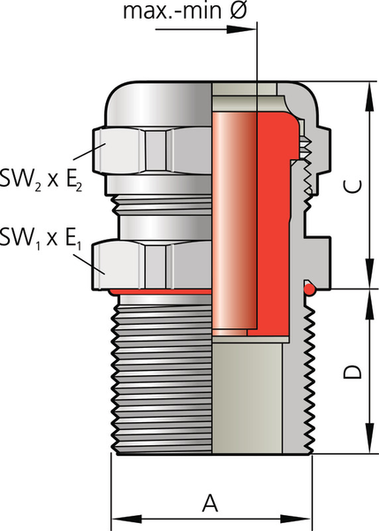 U2_UNI_Dicht_langes_Anschlussgewinde_Ms_VA_metrisch_rot